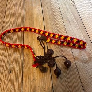 Malo skinny velvet belt